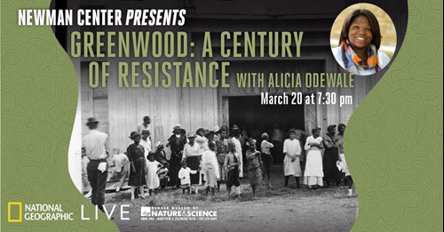 Event poster with speaker Alicia Odewale