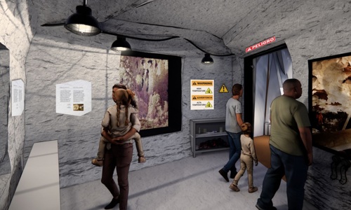 Exhibit inside exhibition