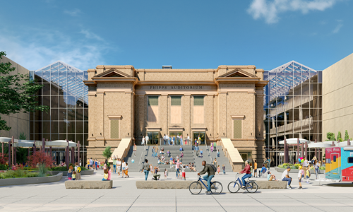 east wing project front facing view